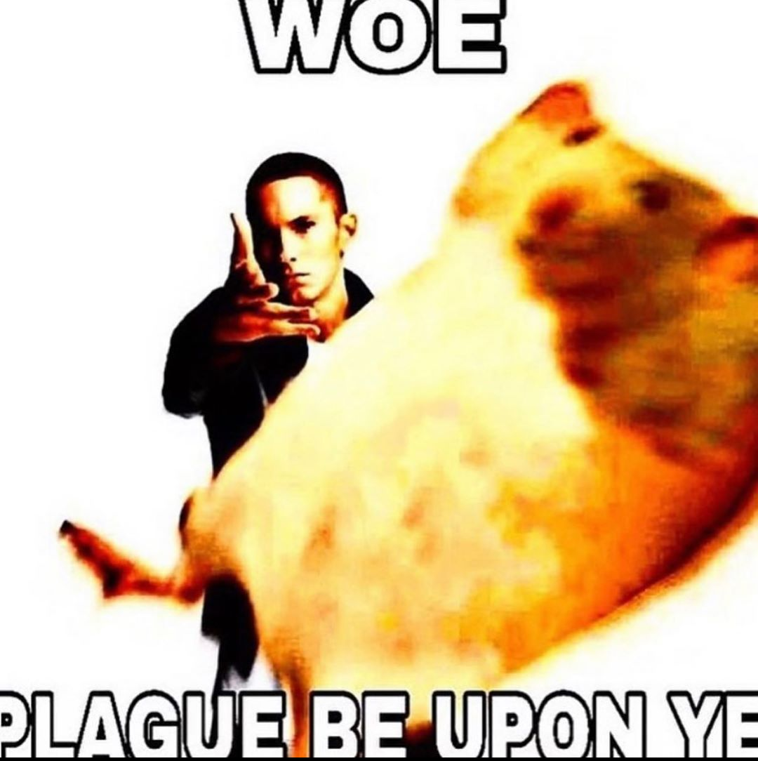 WOE, PLAGUE BE UPON YE